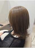 【MU-SE守山店】２０代３０代４０代小顔ミディアム外ハネ