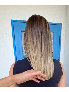 ヘアーメイク コラソン(hair make corazon) 似合わせカットメルティカラー着物フェミニンロング