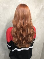 salon de MiLK 札幌大通店【サロン ド ミルク】 アプリコットオレンジヘアー