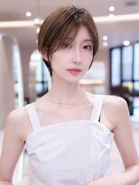 ハバナ 横浜(HAVANA)&nbsp;髪質改善/くびれショート/ベージュカラー/大人ショート