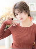 ブリーチなし小顔シャギーウルフハッシュカットc8川口30代40代