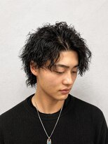 スター(STAR) メンズ波巻きスパイラル×センターパート|大人メンズ