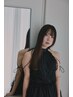 クオライン前髪縮毛矯正+全体カット+アルカリ除去TR ¥9500 【大井町】