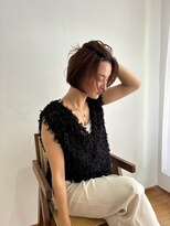 サンクチュアリ 箕面店(Sanctuary)&nbsp;手ぐしでまとまるボブ