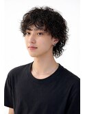 韓国風ウルフ無造作パーマ×マッシュで大人雰囲気
