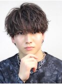 シャドウショートマッシュ