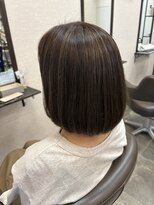 バセット バイ アルター 鎌取店(basset by aL-ter)&nbsp;ハッシュカット/グレージュ/デザインカラー/鎌取