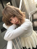 ジーナ(XENA)&nbsp;ホワイトベージュボブ