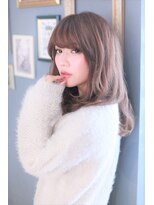 アリアンナ ヘアー ラグーン(Arianna Hair Lagoon)&nbsp;ミルクティーカラー☆内巻きセミディ