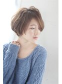 大人かわいいショートボブ