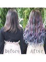 エクステ専門店あるじゃんすー 宇都宮店 ユニコーン#シールエクステ#フリンジウェーブ#エクステ#宇都宮