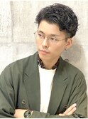 【野崎英幸】ツーブロックウェーブパーマ