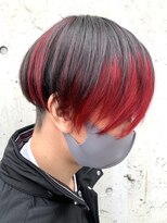 レーヴ(Reve) 個性派　black　×　red　color【レーヴ】