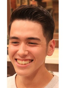 アクセプトザワールドバーバー(Accept the world barber) アップバングショート