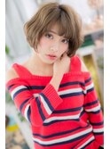 モフモフ感がCute☆くせ毛風大人ガーリーウルフボブc1
