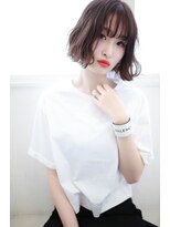 ラフィス ヘアー センス 広島袋町店(La fith hair SEnSE) 【Lafith】ピンクアッシュ×切りっぱなしボブ