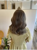 たっぷりハイライト×ベージュ