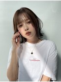 インナーカラー/イヤリングカラー/韓国ヘア/ワンホン/ヨシンモリ