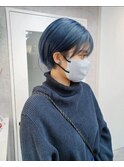ブルーアッシュショート