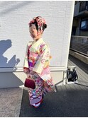 子供着付けとヘアセット＆メイク