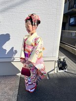 ビューティーサロン タカツカ(TAKATSUKA)&nbsp;子供着付けとヘアセット＆メイク