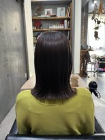 パム 恵比寿(PAM.)&nbsp;人気スタイル！ぱつっと切りっぱなしロブ！