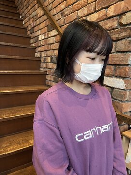 ビハツヤ(BIHATSU-YA) インナーカラー深めバイオレット