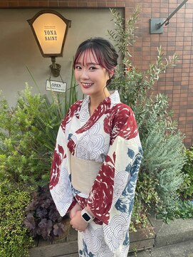 ヨナサン(Yona Saint) *+.ボブアップ&浴衣着付け.:+