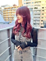 チュダック(ChuDuck)&nbsp;韓国風《カシスピンク》ブリーチ/ケアブリーチ/ダブルカラー