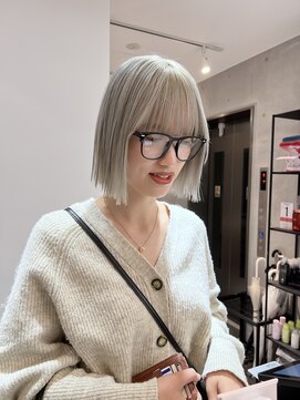 サンド 鹿児島中央(sand) @sei___sandインナーカラー/ボブ/鹿児島中央駅