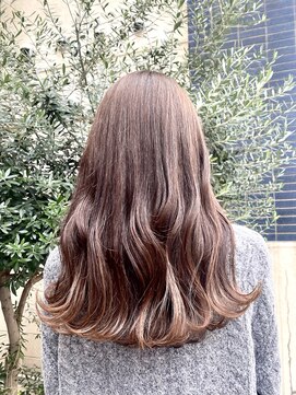 ココカラヘアー ニコ(cococara hair nico) 透明感/ダブルカラー/ブリーチなし/ピンクブラウン/グレージュ