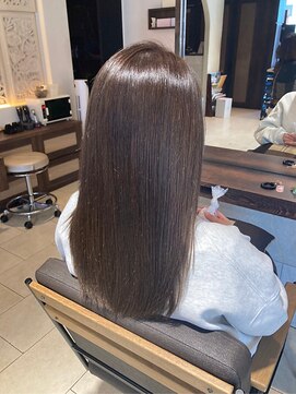 ヘアリゾート粋 ティガ 池袋店(tiga) 艶カラー/くすみブラウン