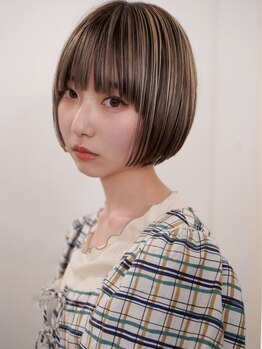 レコ(LECO)の写真/人気急上昇！ラインを出したショートボブ！あなただけの魅力を引き出します【渋谷】