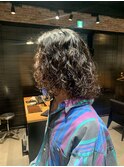 10代20代メンズロングミディアムヘアスパイラルパーマ