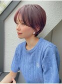 前髪長め大人ひし形ショート20代30代40代表参道