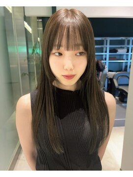 シキ オルガン 大宮(siki ORGAN) パツっとスタイル×オリーブグレージュカラー