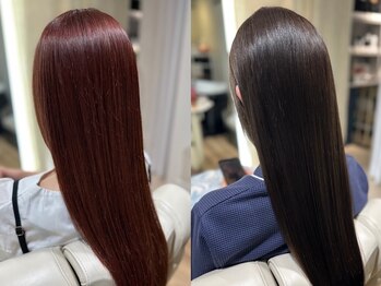 アリエス(Aries)の写真/≪最高峰髪質改善トリートメント≫髪悩みを根本から解消へ導く◎クセやうねりを整え毛先までまとまる髪へ♪