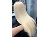 【ブロンドヘア限定♪】根元ワンブリーチリタッチ+TOKIOトリートメント￥13500