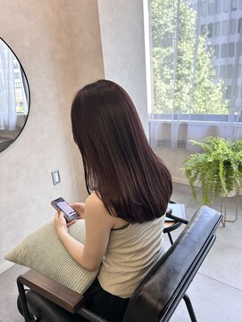 マイルームギンザ 銀座店(my room GINZA) 艶々 ロング 暖色系 ピンク バイオレット 銀座 東銀座