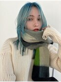 レイヤースタイル×ブルーカラー