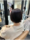 20代30代40代50代◎丸みボブ/グレイカラー