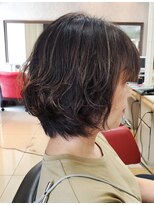 ヘアークリアー 春日部&nbsp;ミセス 白髪ぼかし おしゃれな大人のボブスタイル ハイライト