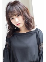 ロンドジェネルーズ 柏(Lond generous)&nbsp;イメチェン外ハネボブ美髪ワイドバングミディアム縮毛矯正韓国