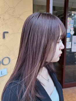 エスポワール(Espoir)の写真/資生堂髪質改善カラーを使用し、ブリーチなしでも透明感、艶感のあるカラーをお楽しみ頂けます♪［浦安］