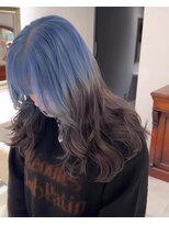 ウル(U’ru)&nbsp;blue × grey