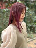 こなれ感たっぷりのセミロングタッセルカット