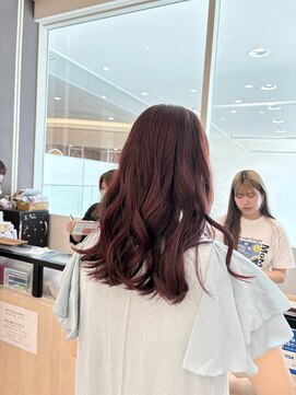ヘアーアンドビューティーショップ エボルティー(hair&beauty shop EvoLuty) ピンクブラウン
