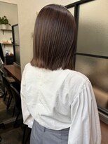 プチメゾントウキョウ(Petit Maison Tokyo) 切りっぱなしボブ_縮毛矯正