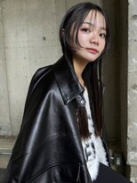 ハーヒム(her him)&nbsp;ロングスタイル/顔周りレイヤー/レイヤーカット/黒髪/警固