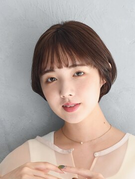 アース 溝の口店(HAIR&MAKE EARTH) 大人可愛い小顔前下がりボブ×ナチュラルボブ×ミニボブ20代30代